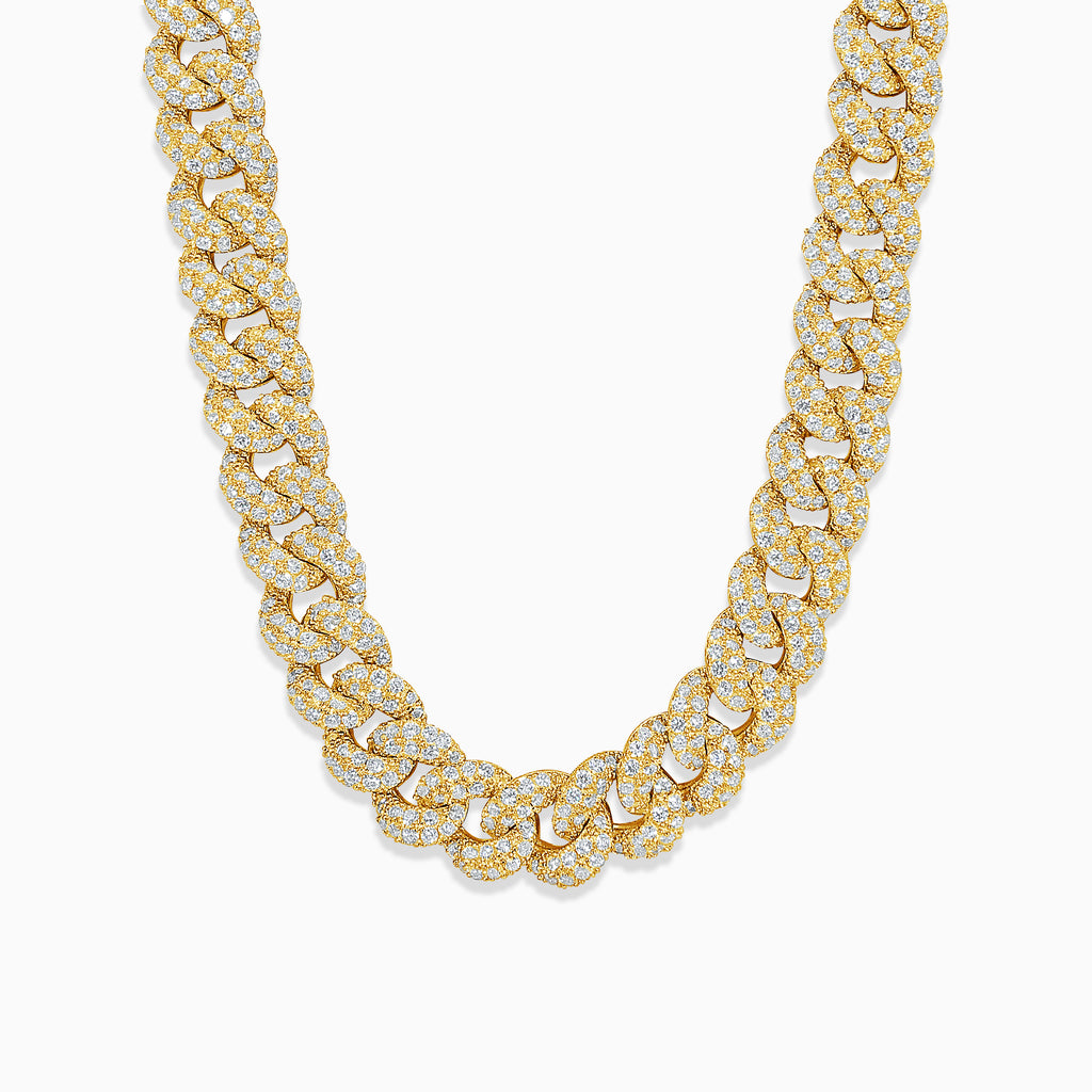 Mini Cuban Necklace Yellow Gold – NOXA Jewellery - Main Image