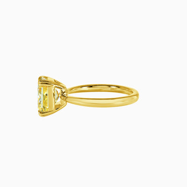 ERIS | 3ct Yellow Radiant Cut Ring