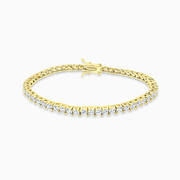 Mini Tennis Bracelet - Gold