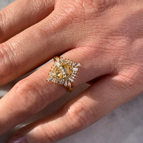 Arae Ring Setting - Gold