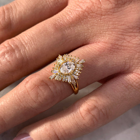 Arae Ring Setting - Gold