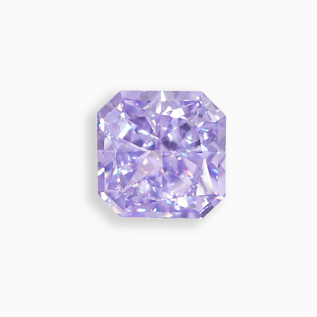 Lavender 2.5ct Square Radiant Cut NOXA Diamond