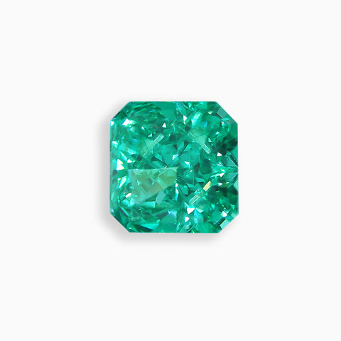 Mermaid Green Square Radiant Cut NOXA Diamond