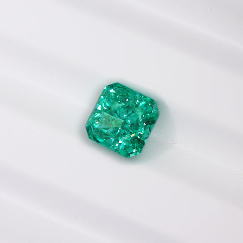 Mermaid Green Square Radiant Cut NOXA Diamond