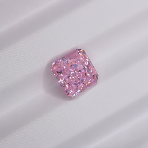 Cotton Candy Pink Square Radiant Cut NOXA Diamond