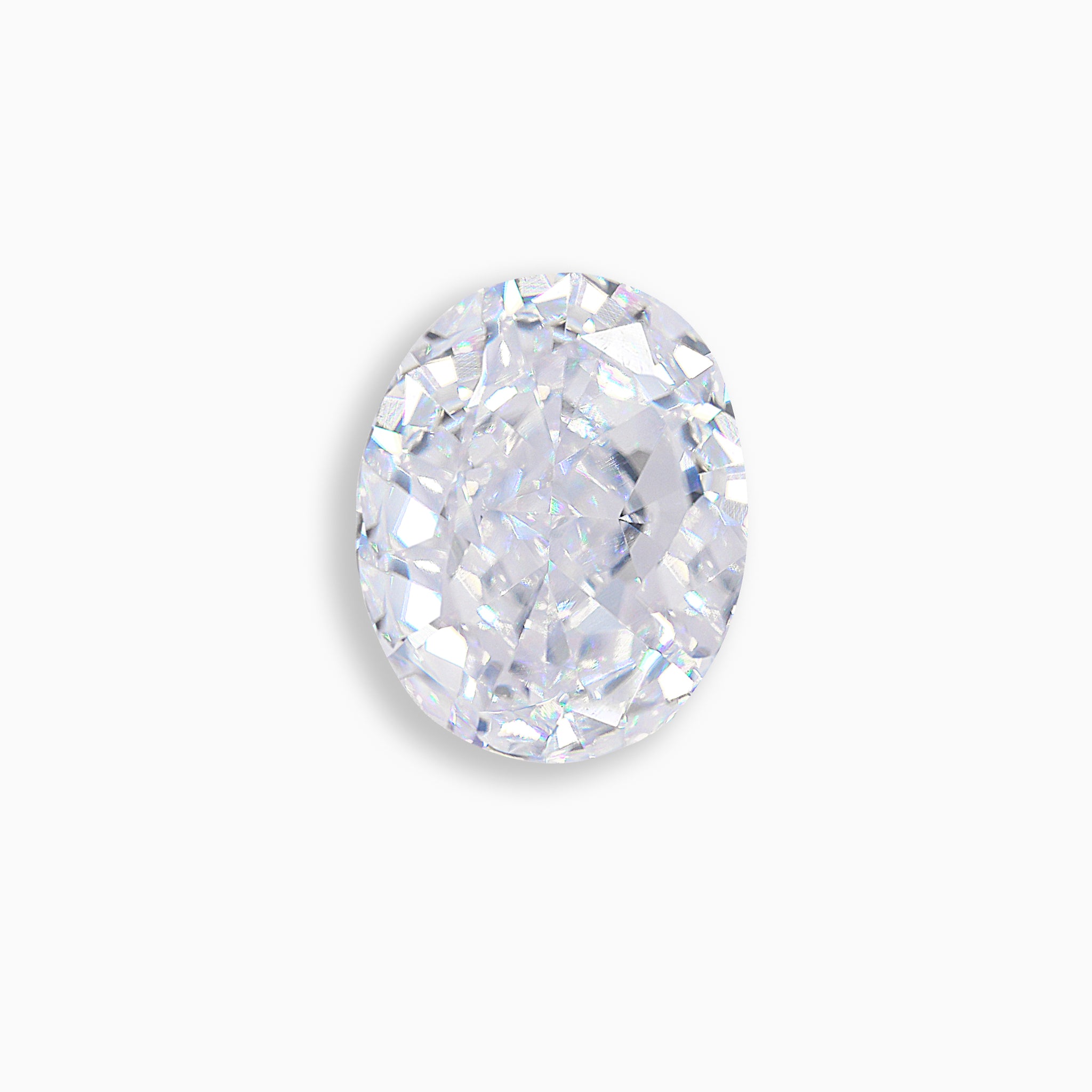 4ct Ice White Oval Cut NOXA Diamond