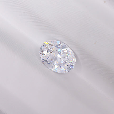 Oval Cut White Stone