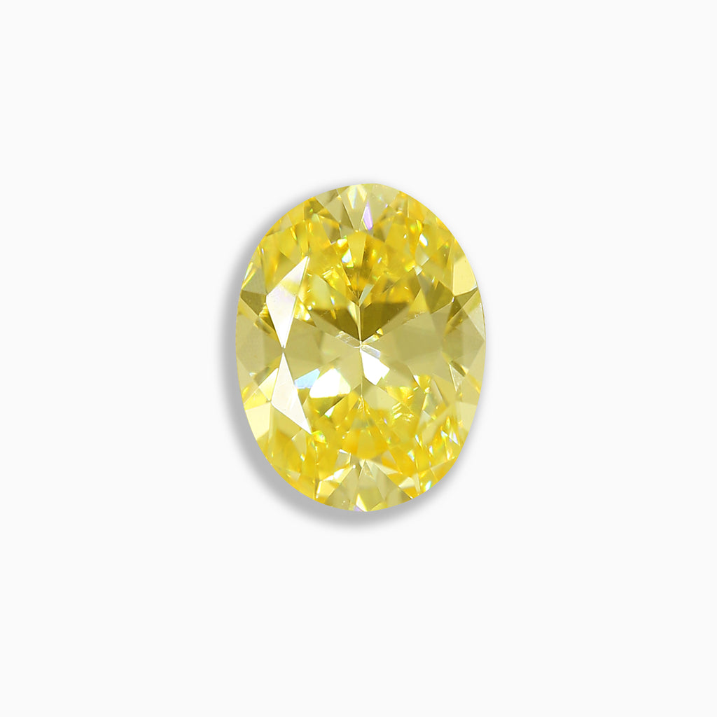 Oval Cut Yellow Stone