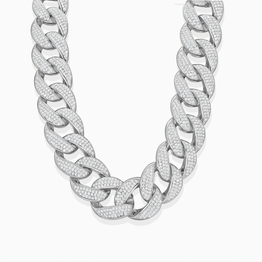 Cuban Choker Necklace - Silver