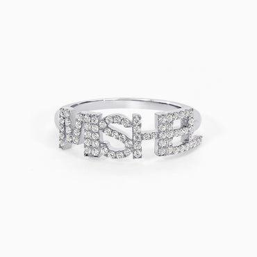 'Say My Name' Ring - Sterling Silver