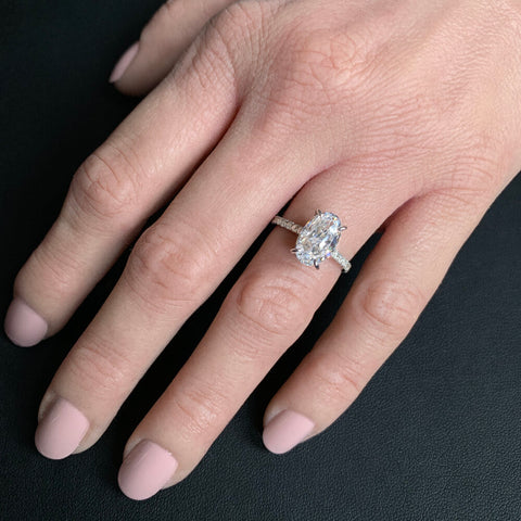 ATHENA | 3ct Oval Cut Ring