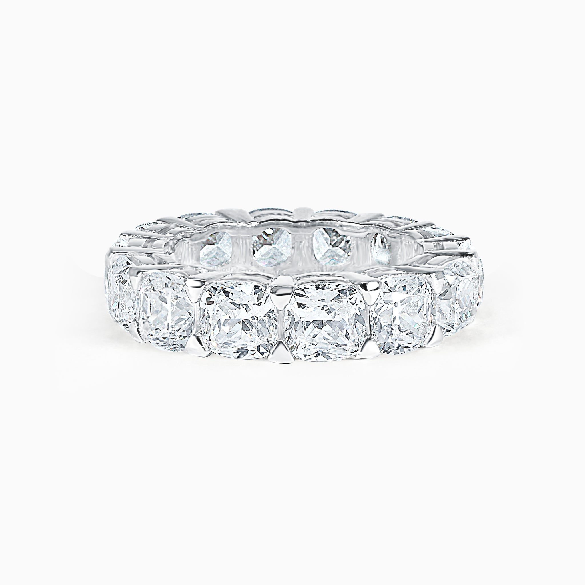 Cushion Cut Eternity Band