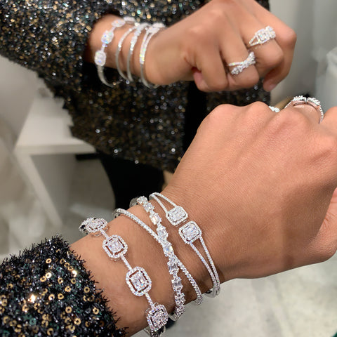 Micro Pavé Illusion Bracelet