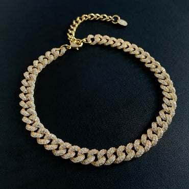 Mini Cuban Necklace - Yellow Gold