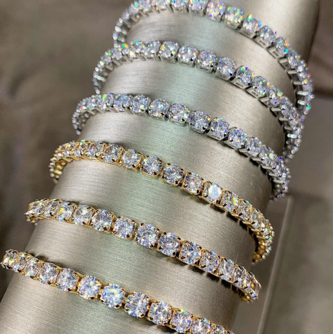 Mini Tennis Bracelet - Gold