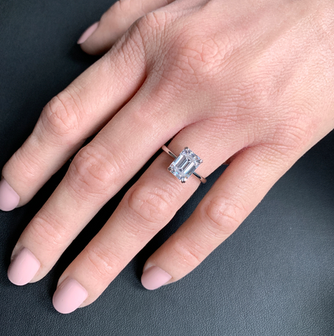 ERIS | 3ct Emerald Cut Ring