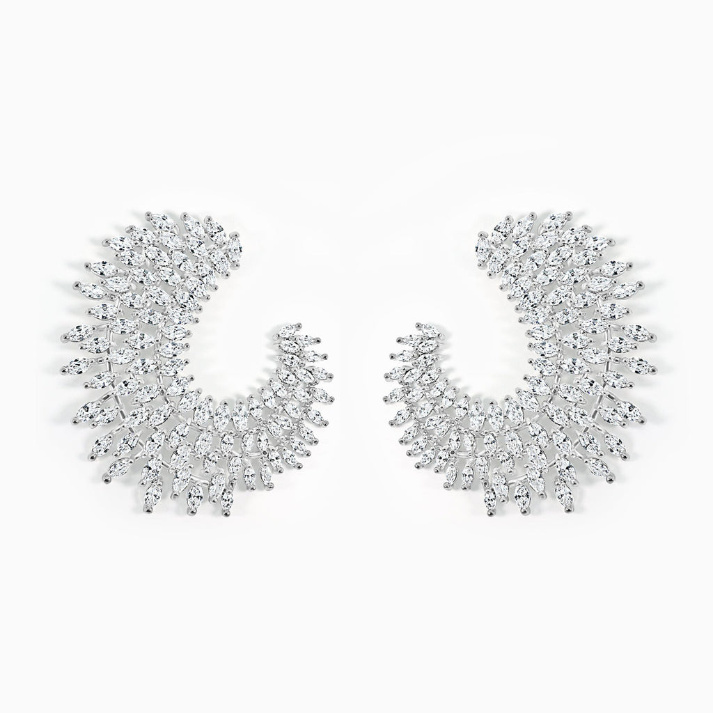 Marquise Cut Garland Earrings